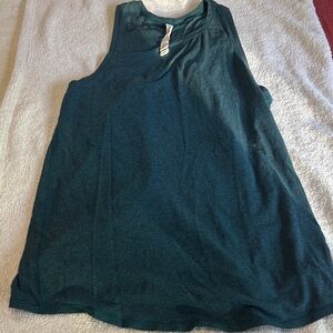 Final price - Lululemon Women's open back Sleeveless Teal Top size 4